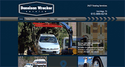 Desktop Screenshot of donelsonwreckerservice.com