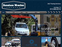 Tablet Screenshot of donelsonwreckerservice.com